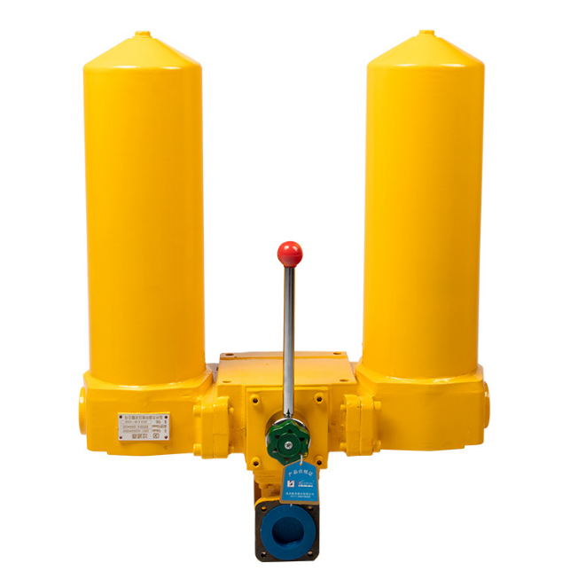 Double tube oil return filter